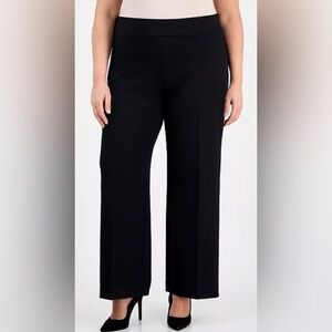 Anne Klein Anne Black Wide Leg Pants